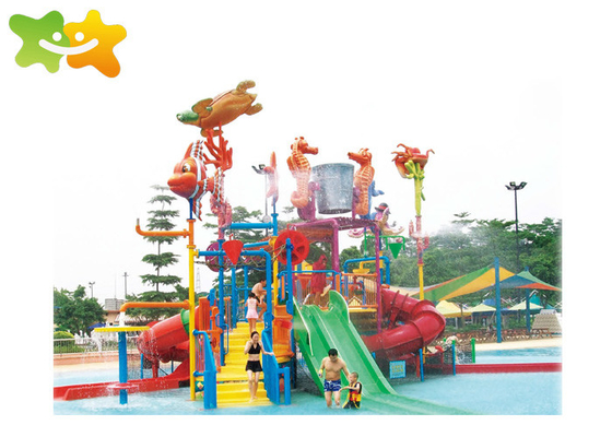 Attrezzatura all'aperto del parco di divertimenti degli acquascivoli dei bambini adulti dei bambini