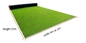 PE artificiale pp dell'erba verde dello SGS della stuoia ad alta densità verde scuro 4*25m del pavimento