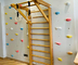 Sistema automatico materiale della sosta di colore di arrampicata del compensato di legno misto della parete